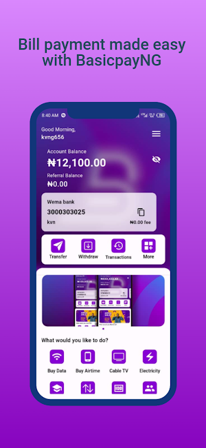 BasicpayNG Screenshot 1