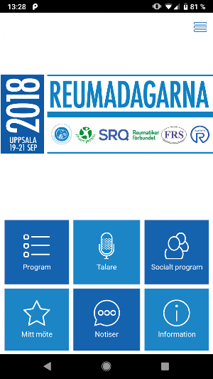 Reumadagarna 2018 Screenshot 0