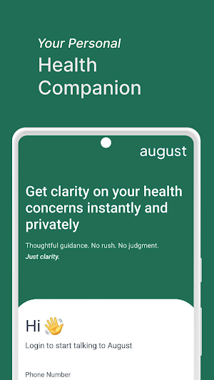 August, Your 24/7 Health AI Screenshot 0