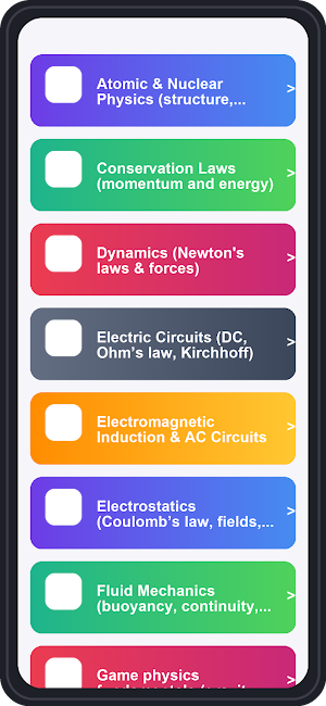 Physics Fundamentals Trivia Screenshot 0