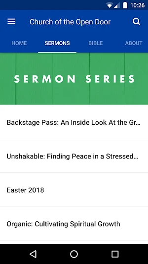 Open Door App Screenshot 1