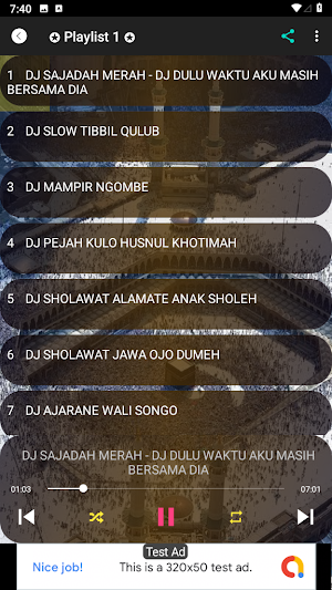 DJ Sajadah Merah Sholawat Nabi Screenshot 1