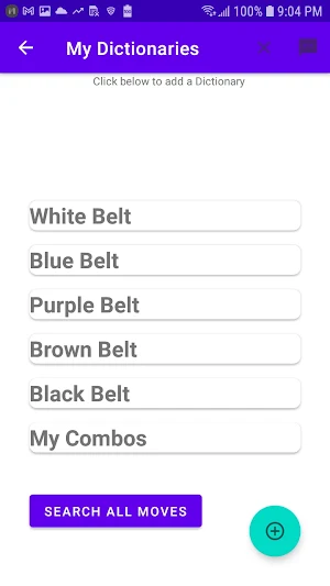 Brazilian Jiu-Jitsu Dictionary Screenshot 1
