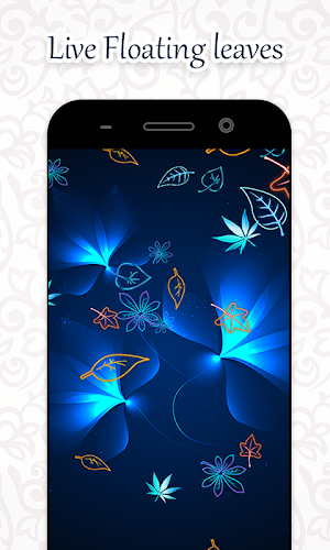 Neon Leaves Live Wallpaper Screenshot 3