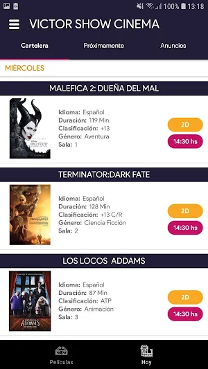 Victor Show Cinemas Screenshot 1