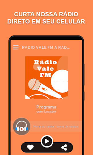 Rádio Vale FM a rádio do vale Screenshot 0