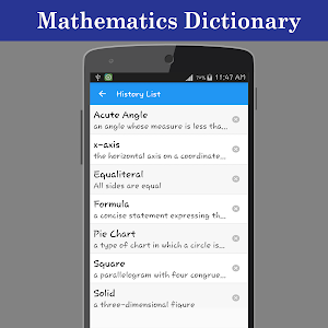 Mathematics Dictionary Screenshot 3