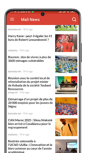 Mali Actualités - Mali News Screenshot 0