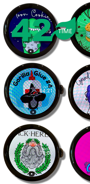 Cannabis Watch Face | 420 Time Screenshot 0