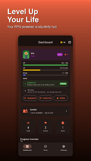QuestLog: Habit & Goal Tracker Screenshot 0