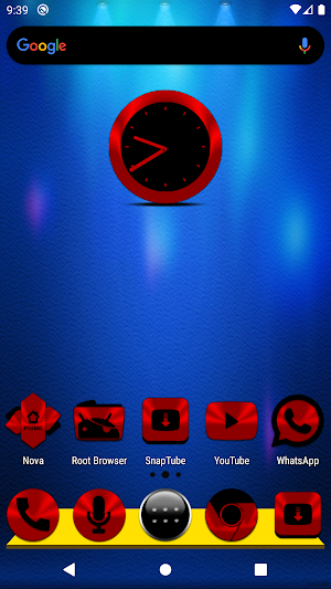 Red and Black Icon Pack Screenshot 1