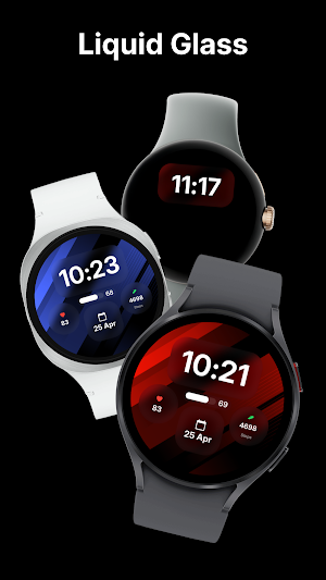 Liquid Glass Watch Face Screenshot 0