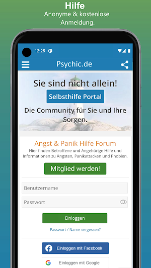 Angst & Panik Forum Psychic.de Screenshot 0