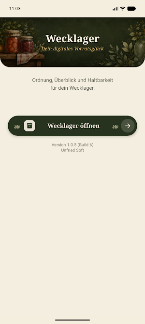 Wecklager – Vorratsverwaltung Screenshot 0