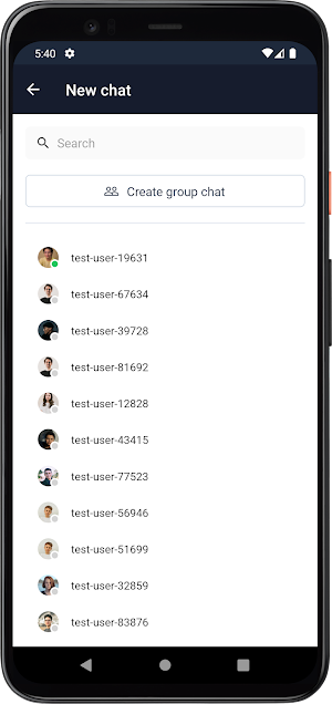 PubNub Chat SDK Demo Screenshot 1