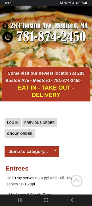 Lisas Family Pizzeria Screenshot 3