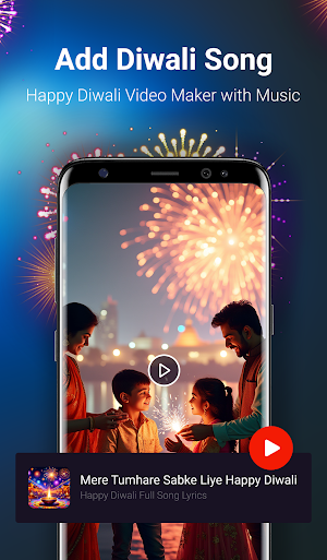 Happy Diwali Video Maker Screenshot 2
