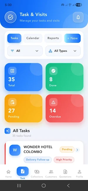 Celcius CRM Screenshot 2