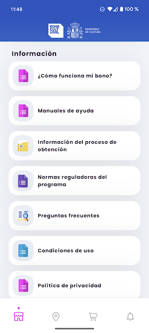 Bono Cultural Joven 2024 Screenshot 2