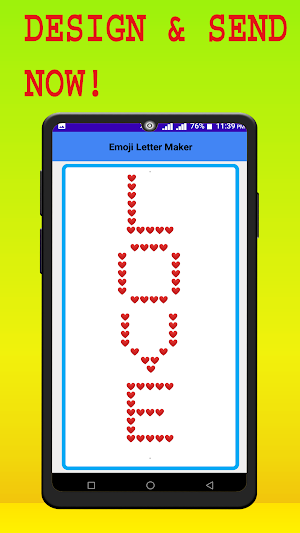 Emoji Letter Maker & Designer Screenshot 0