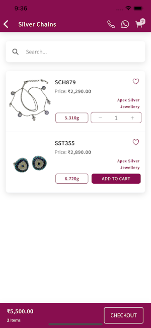 Apex Jewellery Screenshot 3