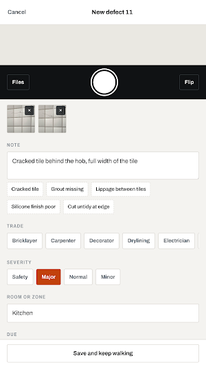 Punchlist: Site Snag Reports Screenshot 3