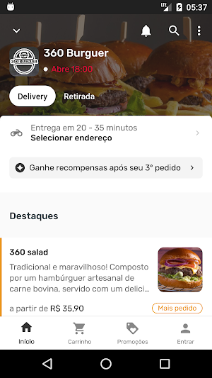 360 Burguer Screenshot 0