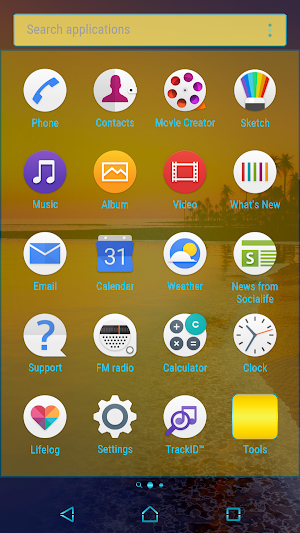 summer in the beach | Xperia™ Theme Screenshot 2