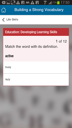 Building a Strong Vocabulary Screenshot 1