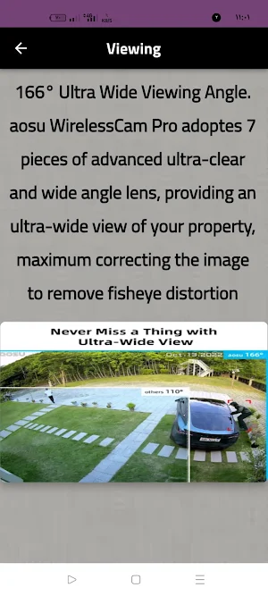 AOSU Security Cameras guide Screenshot 2