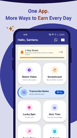 RozKaam: Transcribe & Earn Screenshot 0