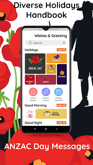 Anzac Day Messages Screenshot 1