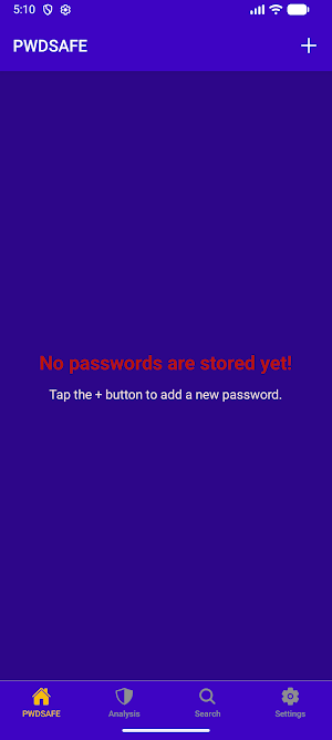 PWDSAFE - dPasswordManager Screenshot 1