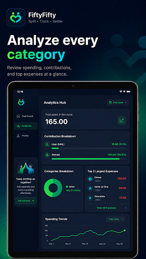 FiftyFifty: Split Expenses Screenshot 0