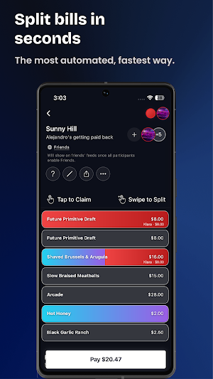Tabster: Split Bills Instantly Screenshot 0