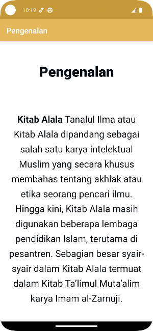 Kitab Alala Terjemah Screenshot 1