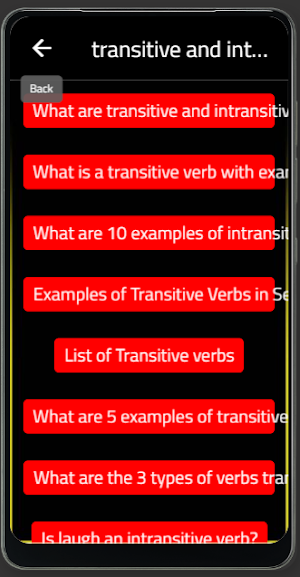 transitive and intransitive Screenshot 0