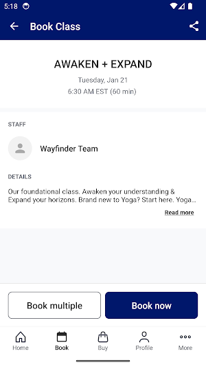 Wayfinder Yoga Screenshot 2