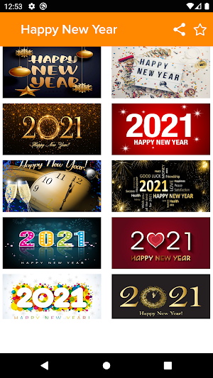 New Year Greetings Screenshot 1