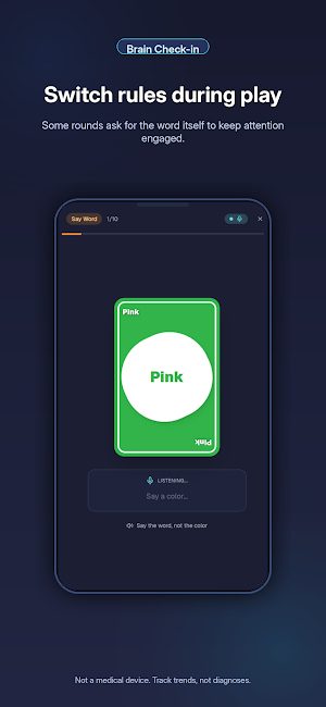 Brain Card Color Game Screenshot 1