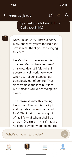 Agentic Jesus Screenshot 1