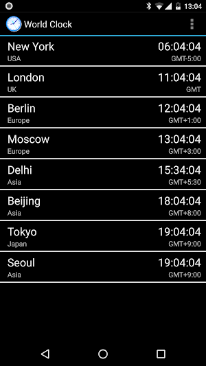 World Clock & Widget Screenshot 0