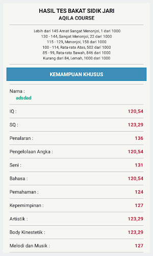 Sidik Jari Bakat lengkap denga Screenshot 3