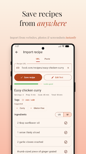 DinnerFlow: Dinner Planner Screenshot 1