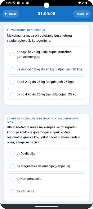 A1/A3 - Ispit za drona Screenshot 2
