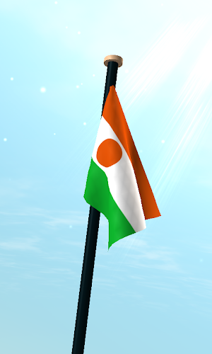 Niger Flag 3D Live Wallpaper Screenshot 2