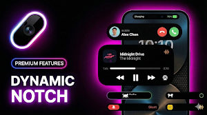 Dynamic Notch Bar Notification Screenshot 0