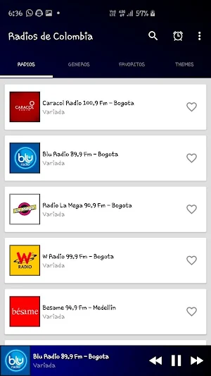 Radios de Colombia (Gratis) Screenshot 2