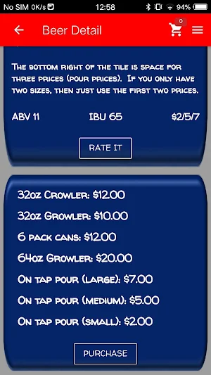 My Beer List Screenshot 1