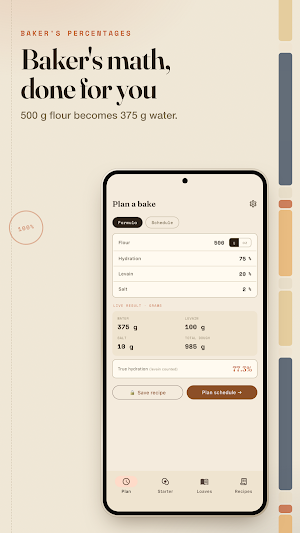 Sourdough Bake Planner Screenshot 1